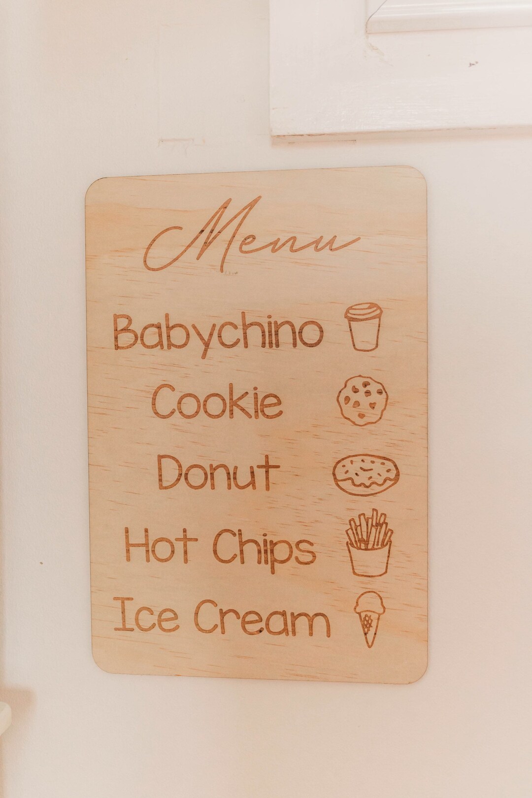 Kids Cafe Menu | Kitchen Menu | Cubby House | Kids Cubby Menu - Etsy