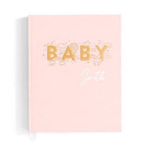 Personalised Baby Book Rose image 3