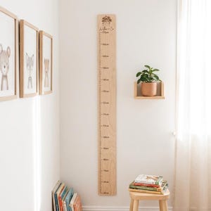 Personalised Growth Chart - Floral