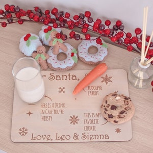 Wooden Santa Tray - Spark your kids imagination