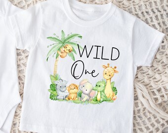 Wild One Birthday T-Shirt | Personalised T-Shirt | Toddler & Youth T-Shirt | First Birthday