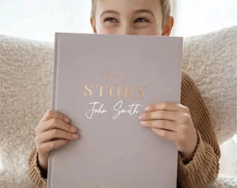 This Is My Story Memoir Journal Grey