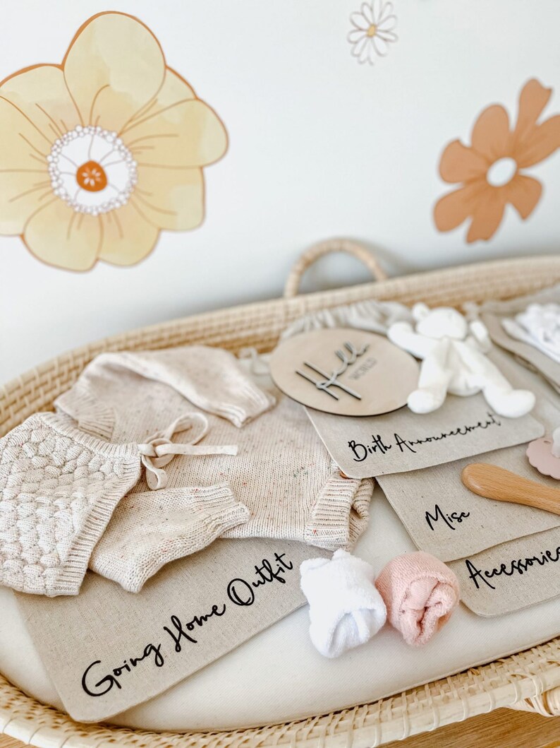 Hospital Bag Organisers Newborn Home Organisation Etsy