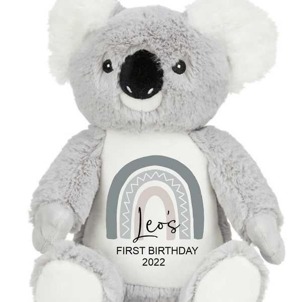 Koala Plush Toy - Rainbow