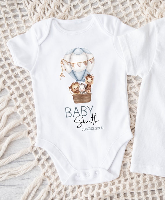 Tutina per neonato con mongolfiera personalizzata Body neonato