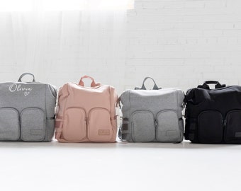 Personalised Neoprene Diaper Bags - Multiple Colours