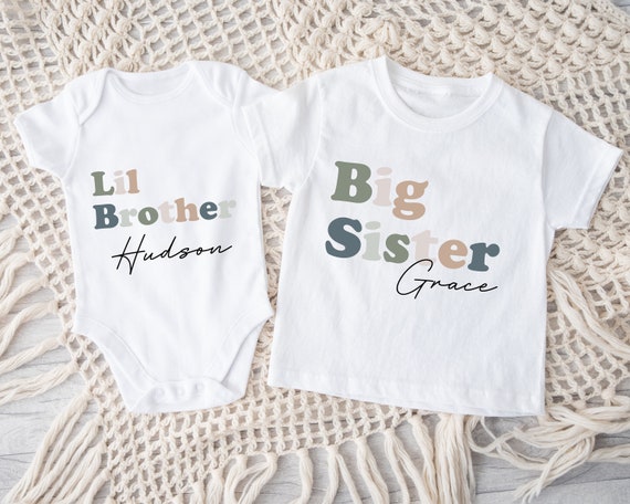 Hermano Hermana Camiseta Para Niños - España