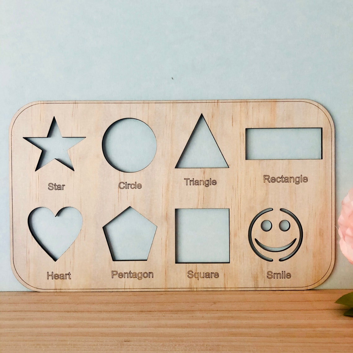 Kids School Stencils Wood Stencil Montessori School Etsy