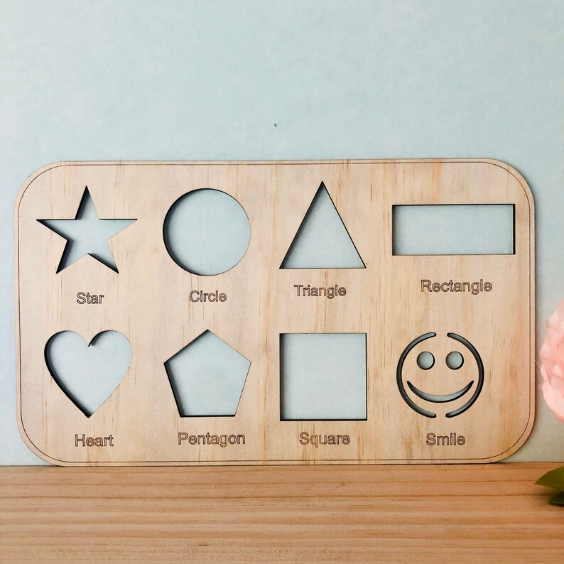 Kids School Stencils Wood Stencil Montessori School - Etsy