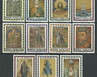 VATICAANSTAD - 1974 Complete sets, MINT, Never Hinged Scott# 548-71 Poste Vaticane Foglio Di Quaranta FrancoBolli Vale