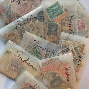 Choose a country 20 Stamps per country or as marked, USED or MINT as marked for certain countries image 2