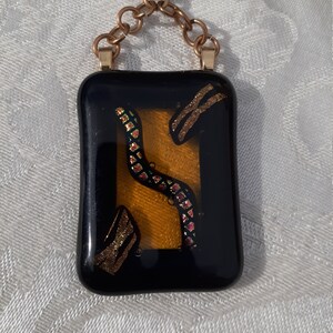 Translucent Dichroic Glass Necklace