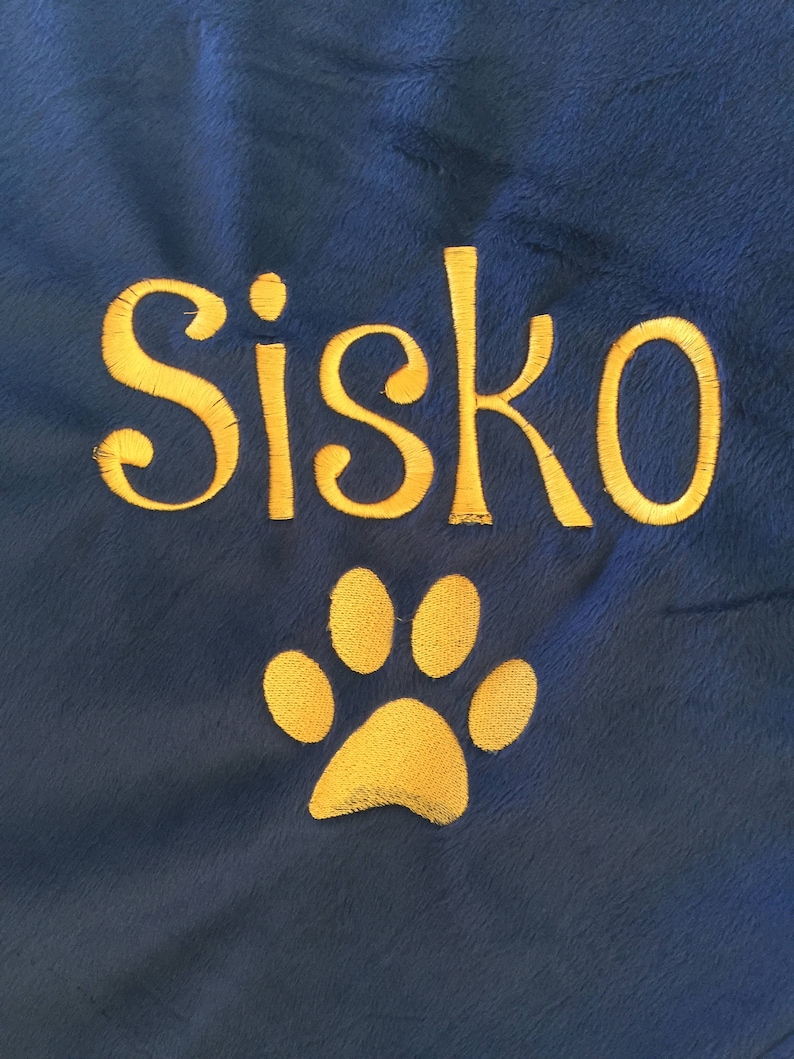 Dog Blanket/ Gift for Dog Lovers /monogrammed Dog Blanket / Etsy