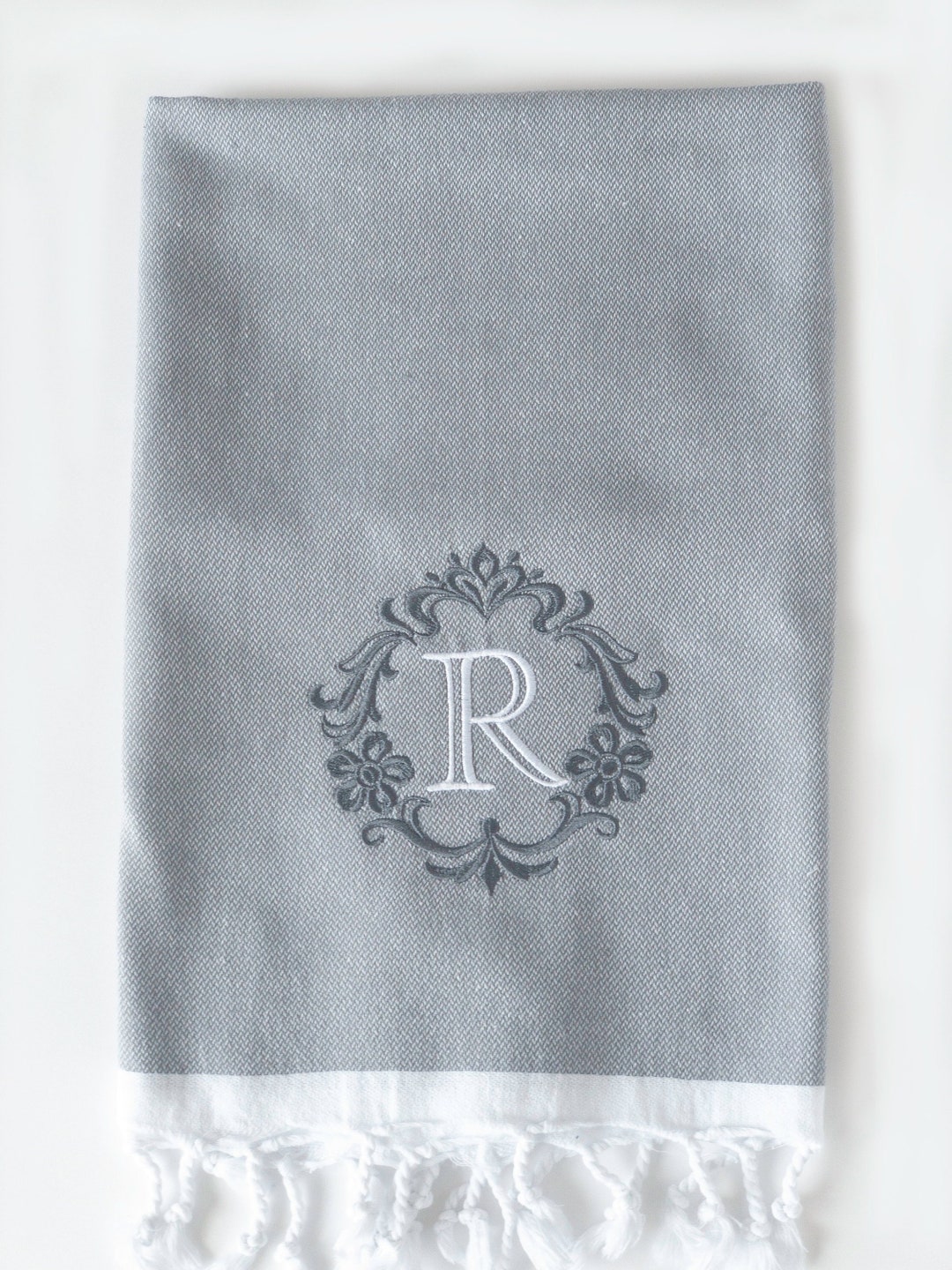Personalized Guest or Kitchen Towel. Monogrammed Embroidered. - Etsy