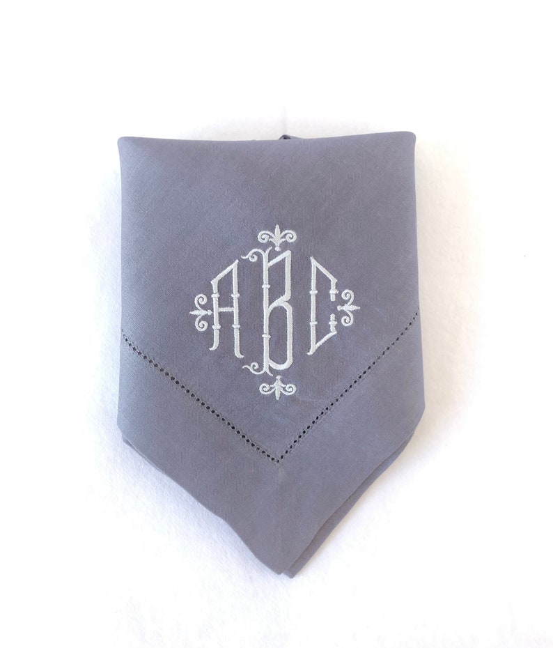 Monogrammed Napkins Cloth Napkins Dinner Napkins Linen Napkins Table Linens Personalized napkins Wedding Gift Hostess Gift