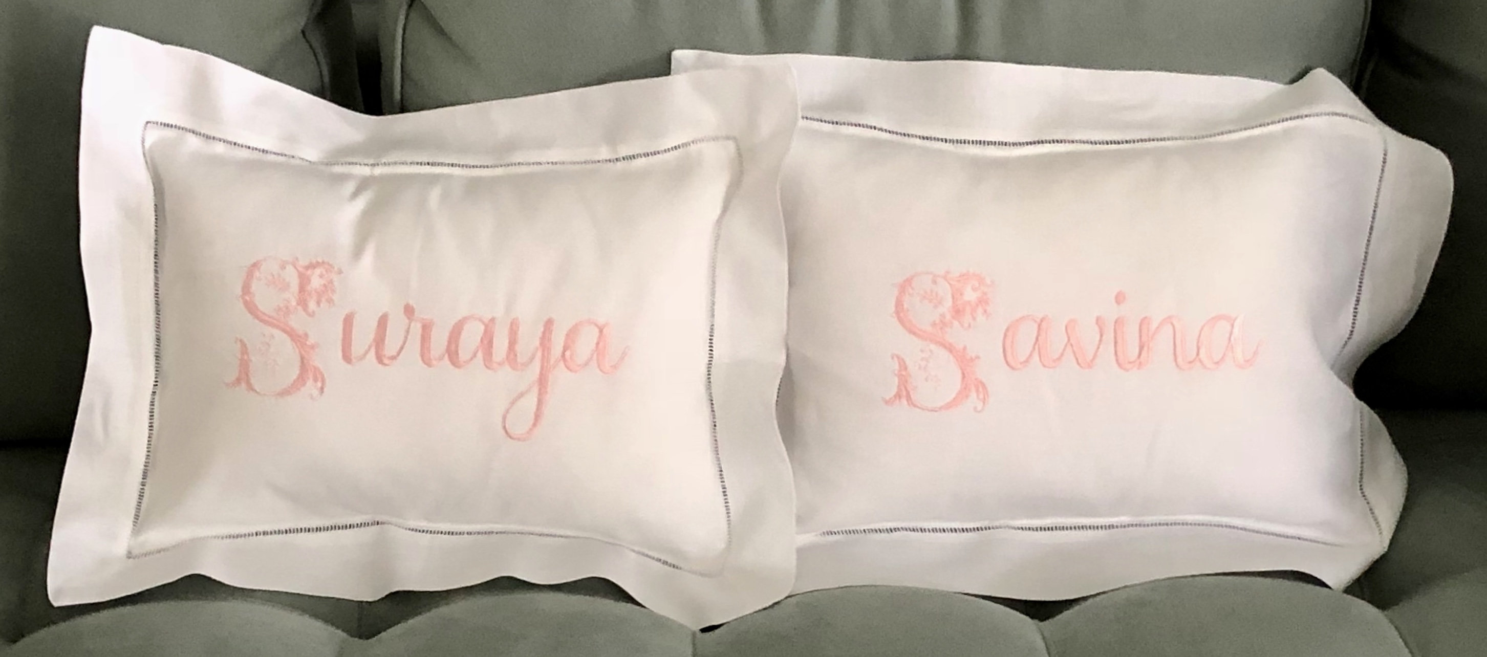 Custom Embroidered Pillow. Personalized Name Pillow. Baby Etsy