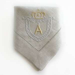 Monogrammed Napkins / Cloth Napkins / Dinner Napkins / Linen Napkins / Table Linens / Personalized napkins / Wedding Gift / Hostess Gift