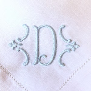 Monogrammed Napkins / Cloth Napkins / Dinner Napkins / Linen Napkins / Table Linens / Personalized napkins / Wedding Gift / Hostess Gift