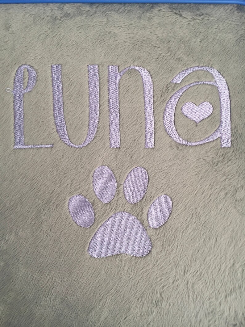 Dog Blanket/ Gift for Dog Lovers /monogrammed Dog Blanket / Etsy