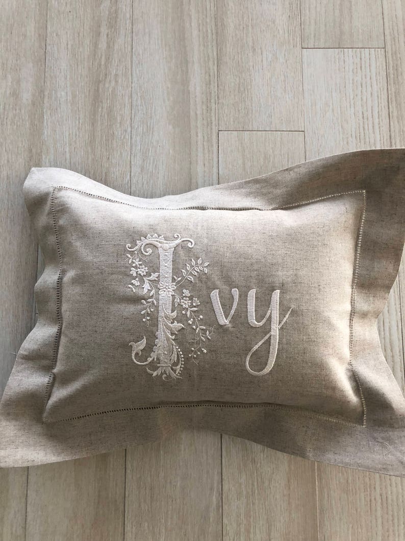 Custom Embroidered Pillow. Personalized Name Pillow. Baby Name - Etsy