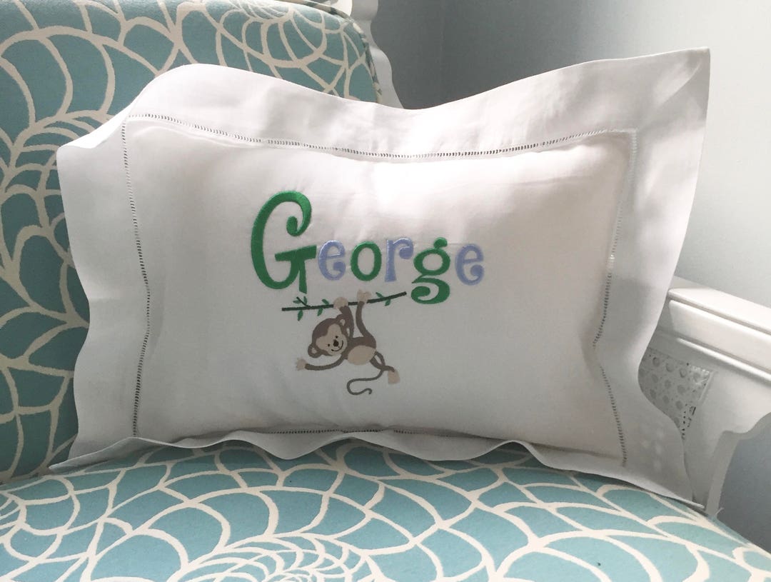 Custom Embroidered Pillow. Personalized Name Pillow. Baby Name Etsy