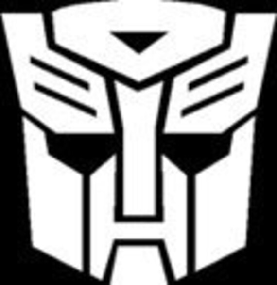 transformer logo sticker