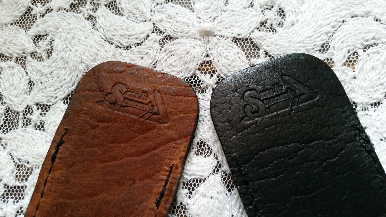 Super Soft Bison Leather Knife Slip Pouch Folding Pocket Etsy