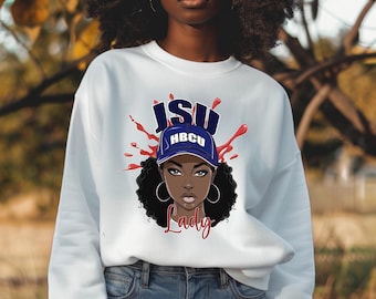 JSU Lady HBCU State University Jackson Sweatshirt