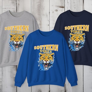 Southern Vibes Sweatshirt, Homecoming, Game Day, Jaguars Sweater