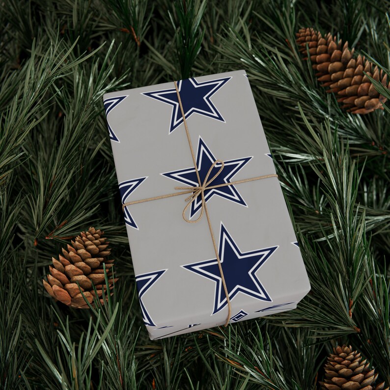 Dallas Wrapping Paper, Texas Football Etsy