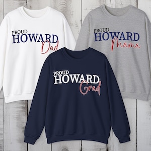Howard Personalized Custom University Sweatshirt