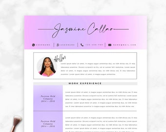 Cv Artiste Numerique Etsy Canada