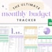 Monthly Budget Spreadsheet for Google Sheets Digital Budget Planner Track Subscriptions, Bills, Savings, Debt Repayments, Income by Paycheck 