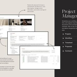 Freelancer Notion Template and Service Based Business Dashboard and ...
