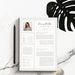 Resume and Cover Letter Template for Word | Resume for Apple Pages | Instant Digital Download | 'Paris' Teachers Resume With Photo 