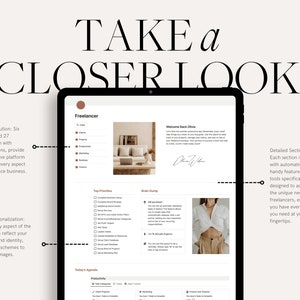 Freelancer Notion Template and Service Based Business Dashboard and ...
