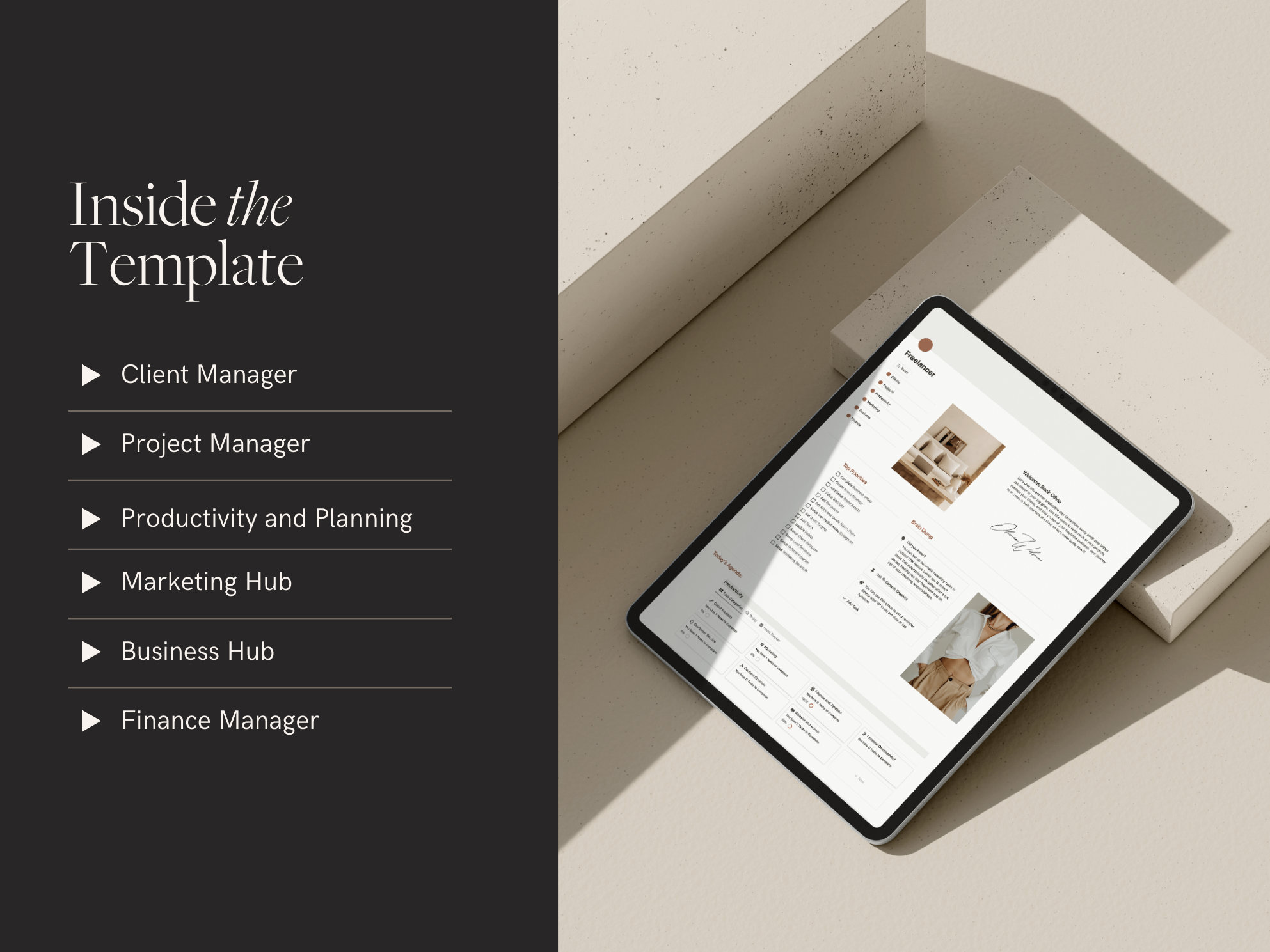 Freelancer Notion Template and Service Based Business Dashboard and ...