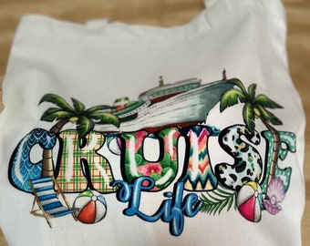 Cruise tote great for client or wedding cruise gifts