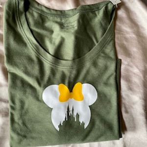 Disney Parks or Disney Cruise Minnie Mouse Castle tank top or tshirt any size and color