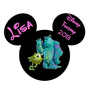 4 Disney Cruise Magnets for stateroom door