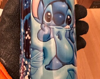 20 oz Metal Hot/Cold  tumbler With Straw - Stitch Tumbler