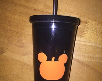 Disney Halloween theme or Disney cruise tumbler great FE gift or party favor large 16 fl oz with free customization DCL