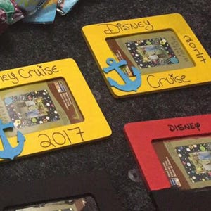 4 x 6 Disney Cruise Line Thema Foto Frame große als Geschenk oder Dcl Fisch-Extender