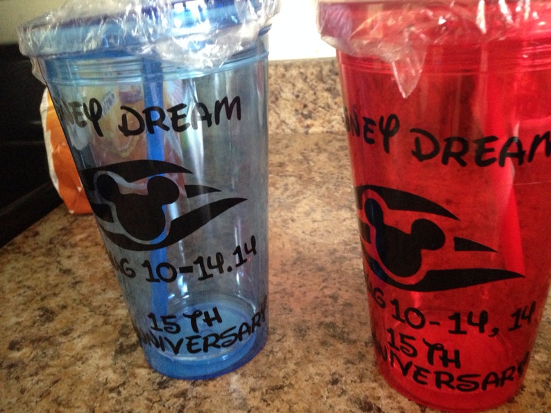 Customized DCL Disney Cruise Line Tumblers Cups FE Gift Etsy