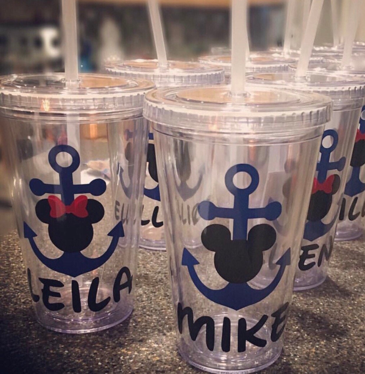 Customized Dcl Disney or Disney Cruise Tumblers BPA FREE Etsy