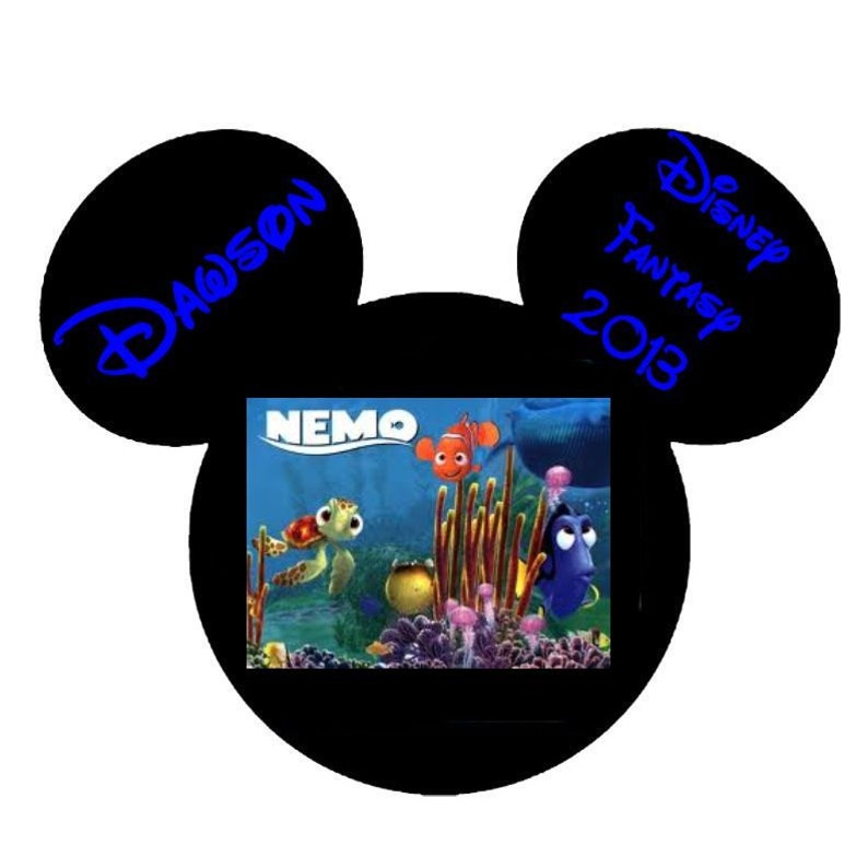 4 Disney Cruise Magnets for stateroom door image 5