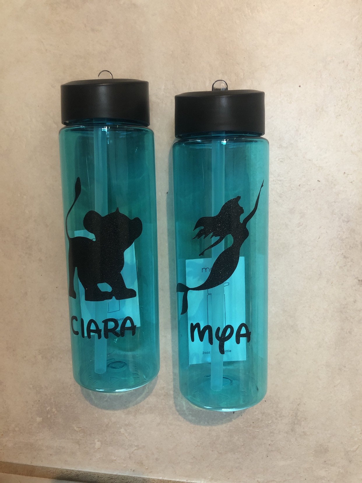 Customized dcl disney or disney cruise water bottles BPA FREE Etsy