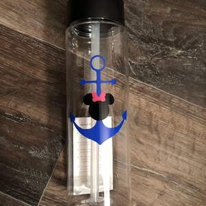 Dcl personnalisé disney ou disney cruise bouteille d’eau sans BPA