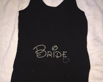 Disney bride with purple mickey head tank too size large
