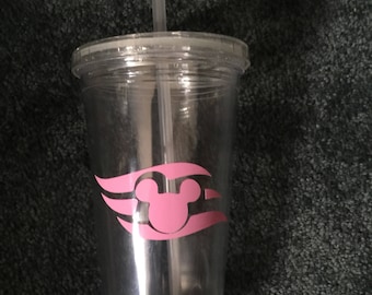 Customized dcl disney or disney cruise tumblers BPA FREE
